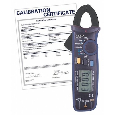 Clamp Meter, mA, w/NIST MPN:R5015-NIST
