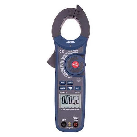 True RMS AC/DC Clamp Meter with Temperature and Non-Contact Voltage Detector, 1000A MPN:R5040
