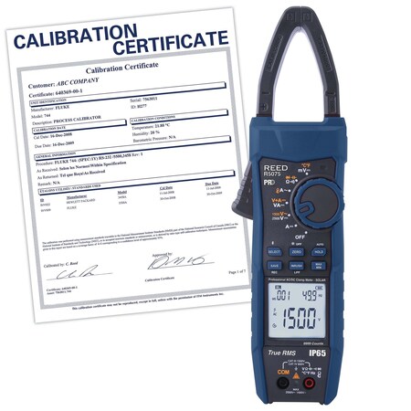 DigitalClampMeter, TRMS, 999.9A, 1500VAC MPN:R5075-NIST