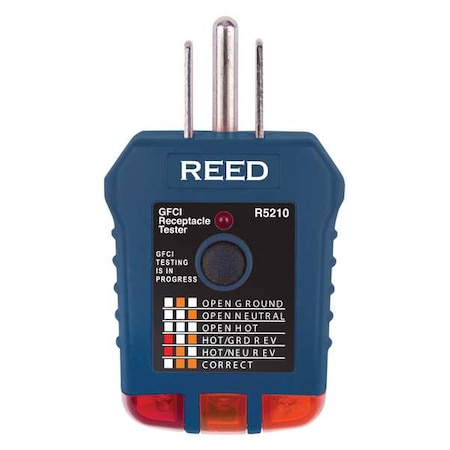 Receptacle Tester, 110 to 125V AC, No Disp MPN:R5210