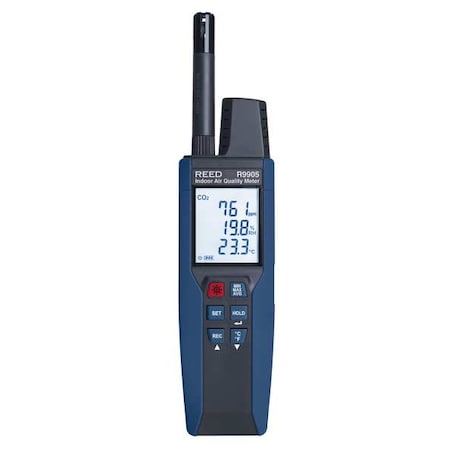 Indoor Air Meter, -4 F to 140 F, LCD MPN:R9905