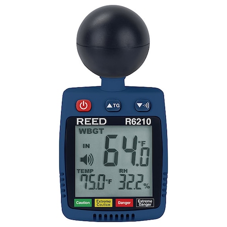 Heat Stress Meter, Plastic Housing, Blue MPN:R6210