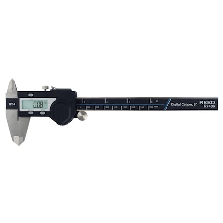 Caliper, Stainless Steel, 5 Digit LCD MPN:R7406