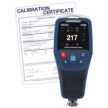 Coating Thickness Gauge, 0-125 micromete MPN:R7800-NIST