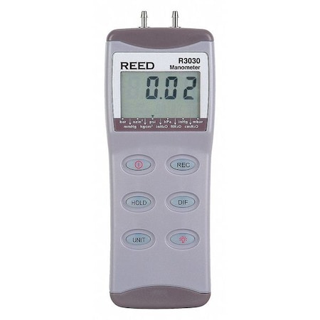 Digital Manometer, Gauge / Differential, 30psi MPN:R3030