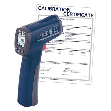 Compact Infrared Thermometer, 12:1, 752 MPN:R2300-NIST
