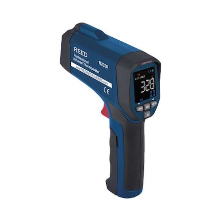 Infrared Thermometer, Adjustable 0.10 to 1.00, -26 Degrees to 1, 472 Degrees F F, Backlit MPN:R2320-NIST