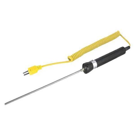 Immersion Thermocouple Probe, Type K, -58 to 1112 Degrees F (-50 to 600 Degrees C) MPN:R2950
