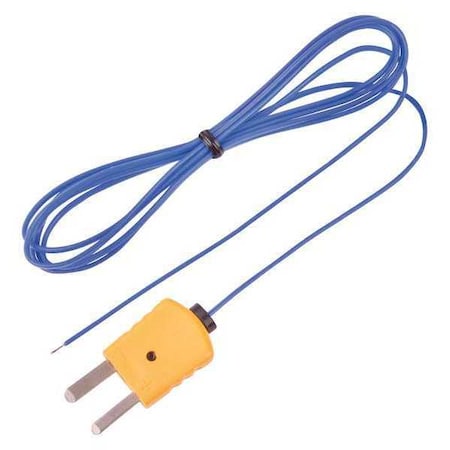 Beaded Thermocouple Wire Probe, Type K, -40 to 482 Degrees F (-40 to 250 Degrees C) MPN:TP-01