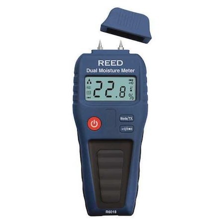 Moisture Meter, Pin/Pinless, 1inDepth MPN:R6018