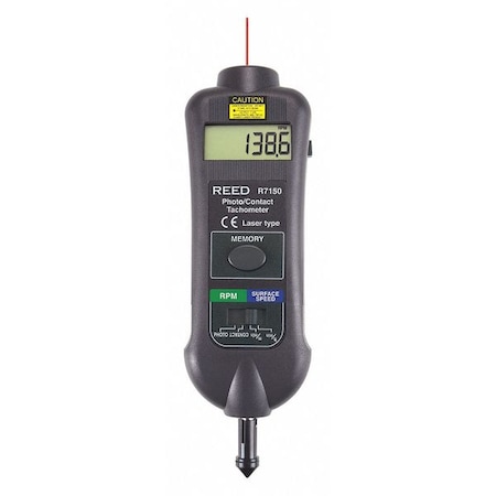Tachometer, +/-0.05% RPM Acc, LCD MPN:R7150