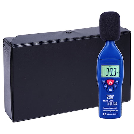 Sound Level Meter, Type 2, 30-100 and 60-130dB, +/-1.4 dB Accuracy MPN:R8050