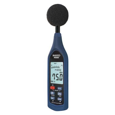 Sound Level Meter, Datalogger with Bargraph, 30 to 130 dB MPN:R8080