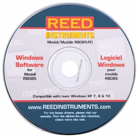 PC Software, For Use With Mfr. No. R8085 MPN:R8085-PC