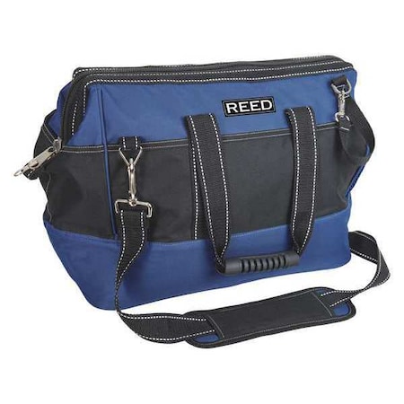 Soft Tool Bag, Black/Blue, Plastic, 9-1/2