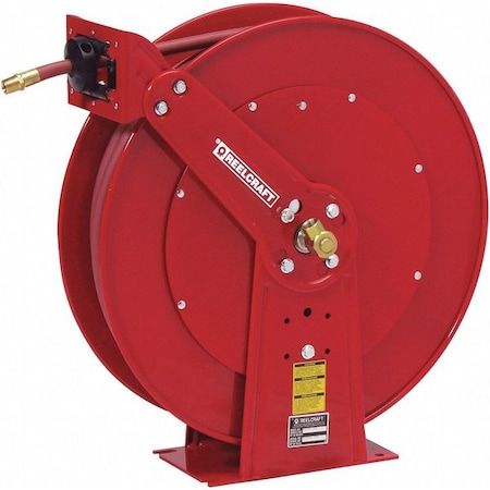 Spring Return Hose Reel, 3/8 in Hose Diameter, 75 ft Length, 300 psi Max. Pressure, Red MPN:81075 OLP