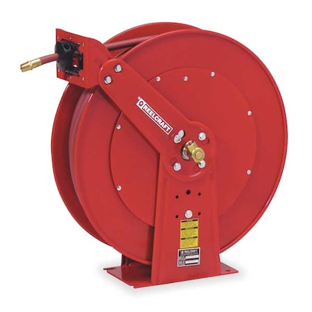 Spring Return Hose Reel, 3/4 in Hose Diameter, 75 ft Length, 250 psi Max. Pressure, Red MPN:D83075 OLP