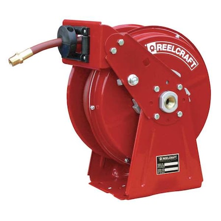 Spring Return Hose Reel, 3/8 in Hose Diameter, 35 ft Length, 300 psi Max. Pressure, Red MPN:DP5635 OLP
