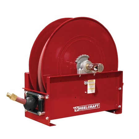 Hose Reel, 1 in Hose Diameter, 50 ft Length, 250 psi Max. Pressure, Steel, Red MPN:E9450 OLPBW