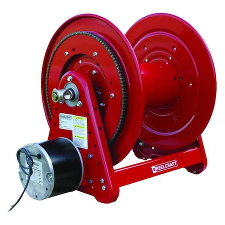 Hose Reel, Motor, 1/2in dia, 100ft., 1000psi MPN:EA32106 L12D