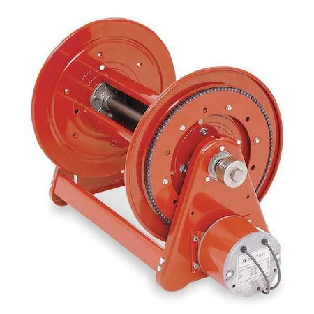 Motor Hose Reel, 275 ft (3/4 in I.D.), Red MPN:EA33128 L12D