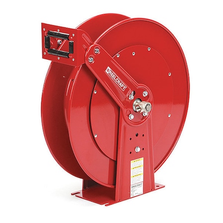 Hose Reel, Spring, No Hose, 50ft, 3/4