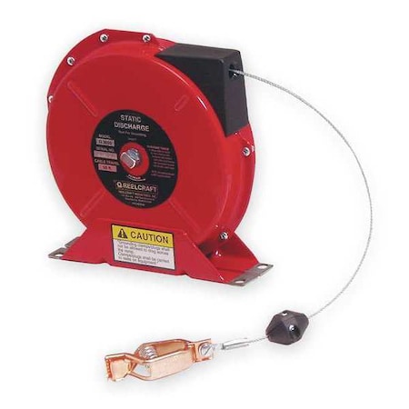 Cable Reel, 50 ft, Spring Return, Red MPN:G 3050