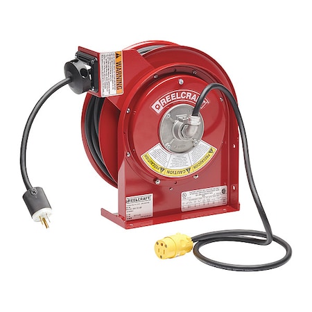 Retractable Cord Reel with 35 ft. Cord 1-Outlet 16/3 MPN:L 4035 163 3-RP