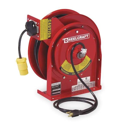 Retractable Cord Reel with 50 ft. Cord 1-Outlet 16/3 MPN:L 4050 163 3SB