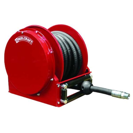 Spring Return Hose Reel, 1 in Hose Diameter, 50 ft Length, 250 psi Max. Pressure, Red MPN:SD14050 OVP