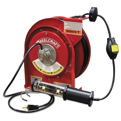 Cord Reel 12/3 X 30' 20AMP Quad Outlet W Cord MPN:L 3030 123 7Q