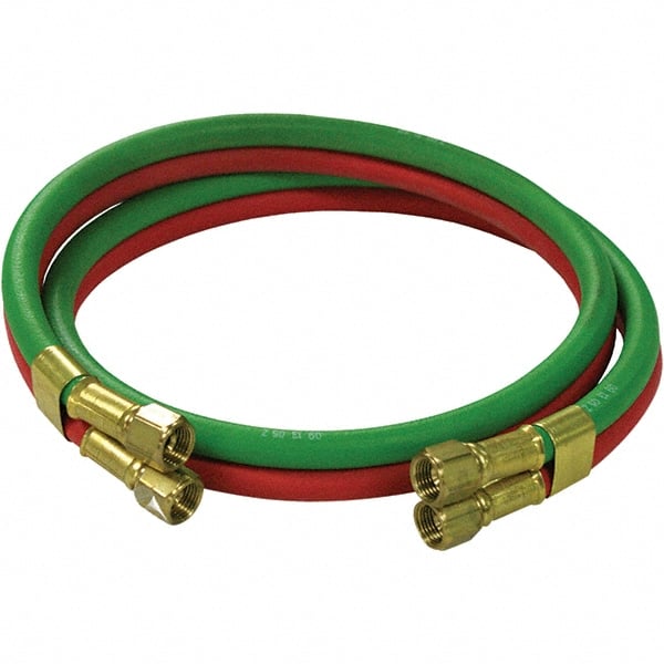 Welding Hose, Style: Straight , Working Pressure (psi): 200.00, 200psi , Grade: T , Hose Color: Green MPN:S601031-4