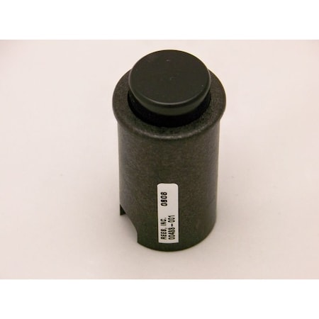 Plastic Plunger, Cylindrical, Black, 1