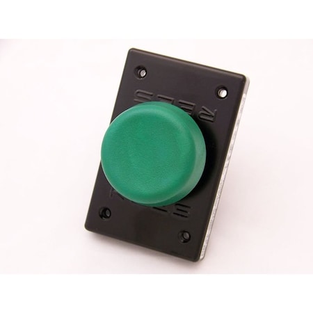 Plastic Plunger, Green, 2-1/4