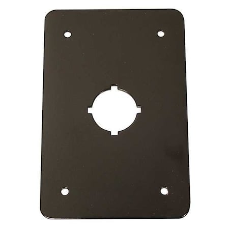 Switch Plate, 22.5mm Switches, Black MPN:01004-016