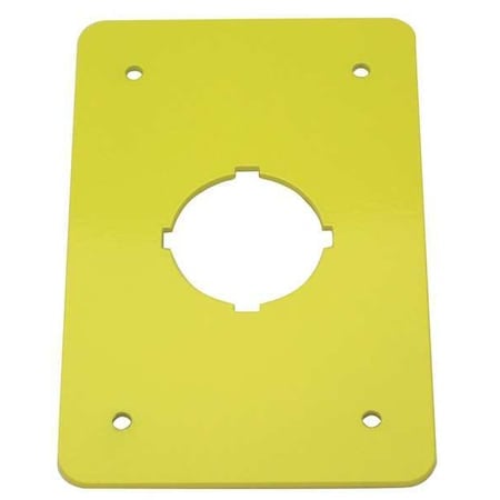Switch Plate, 30.5mm Switches, Yellow MPN:01004-043