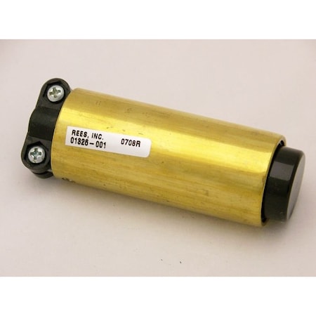 Push Button, Cylndrcl, Brass Outr Shll, Blk MPN:01326001