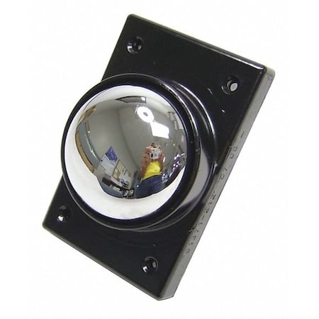 Plunger w/Shield, Chrome, 2-1/4