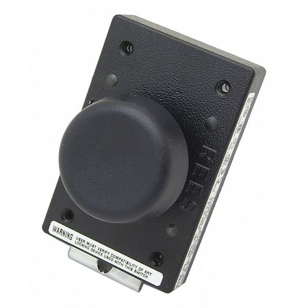 Mushroom Plunger w/Latch, Blk, 2-1/4