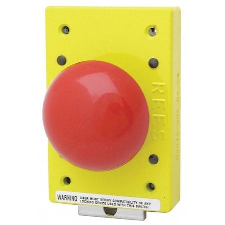 Emergency Stop Push Button, 57 mm, 1NO/1NC, Red MPN:03476-002