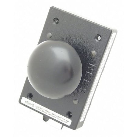 Mushroom Plunger w/Latch, Black, 2-1/4