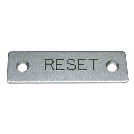 Standard Legend Plate, Reset MPN:09001009
