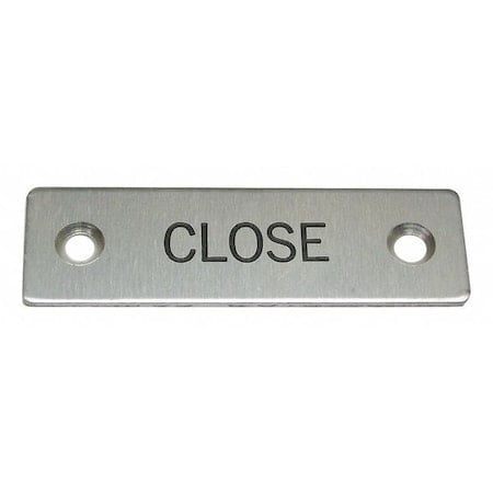 Standard Legend Plate, Close MPN:09001012