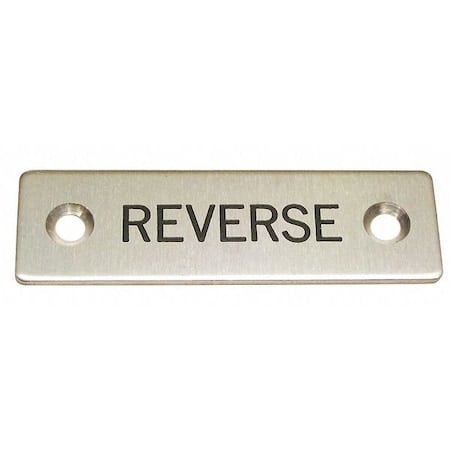 Standard Legend Plate, Reverse MPN:09001022