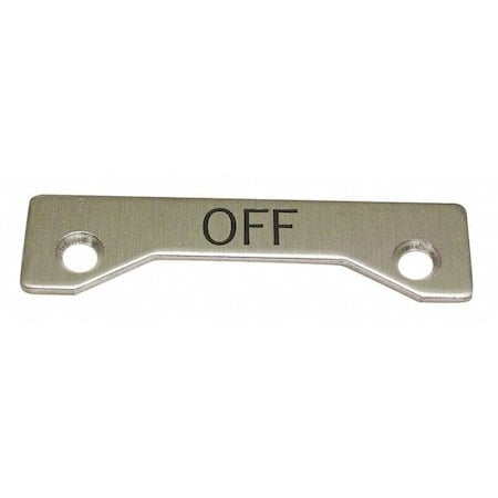 Standard Legend Plate, Off MPN:09002002