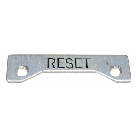 Standard Legend Plate, Reset MPN:09002009