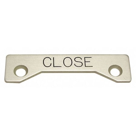 Standard Legend Plate, Close MPN:09002012