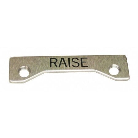 Standard Legend Plate, Raise MPN:09002015