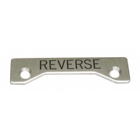 Standard Legend Plate, Reverse MPN:09002022