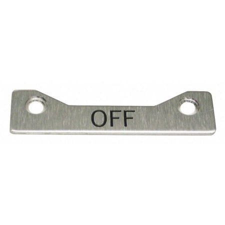 Standard Legend Plate, Off MPN:09003002